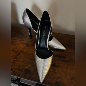 Elegant Silver Heels